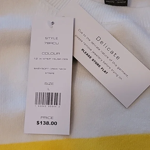 French Connection babysoft sweater size L - Picture 4 of 6